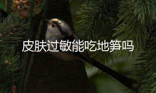 皮肤过敏能吃地笋吗