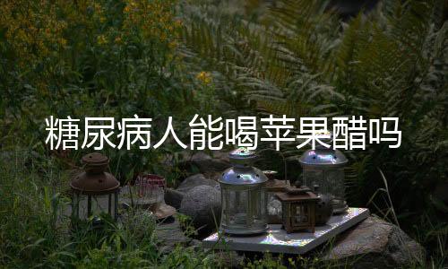 糖尿病人能喝苹果醋吗